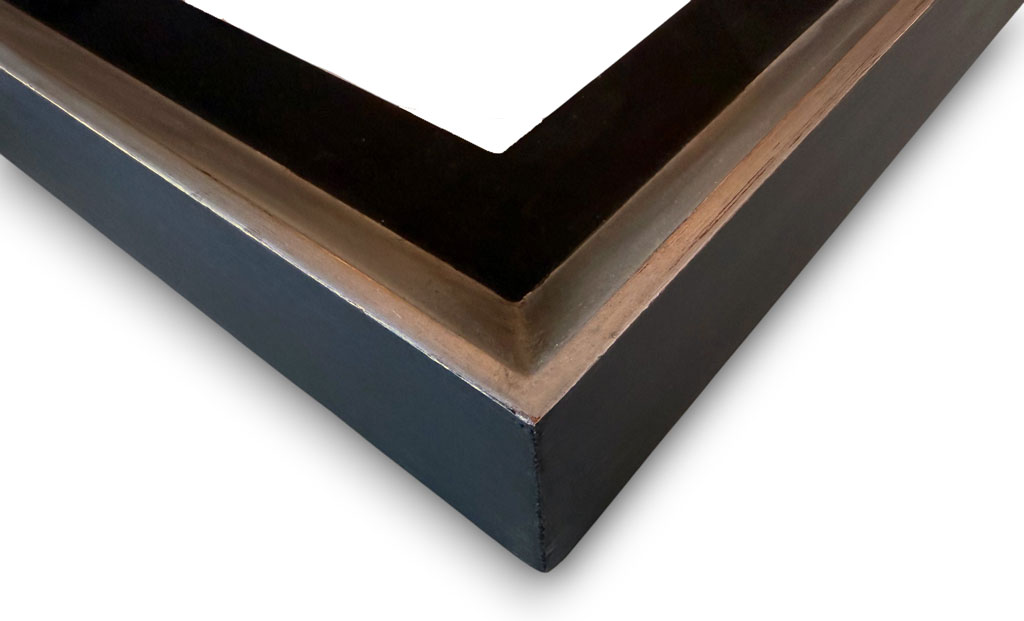 Silvio GM Argent plat noir