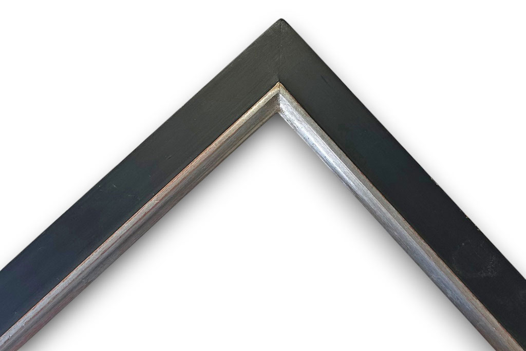 plate 45 noir congé argent