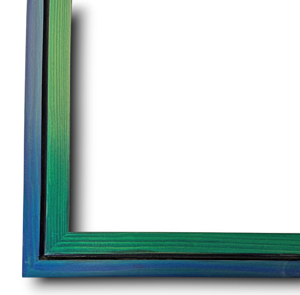 Arcobaleno 50, Vert bleu creux noir